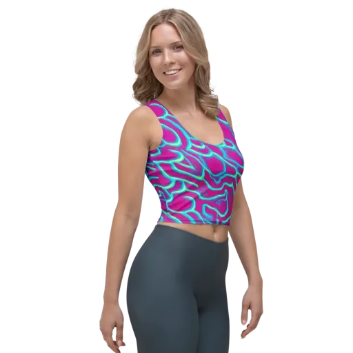 Neon Flux on a Crop Top