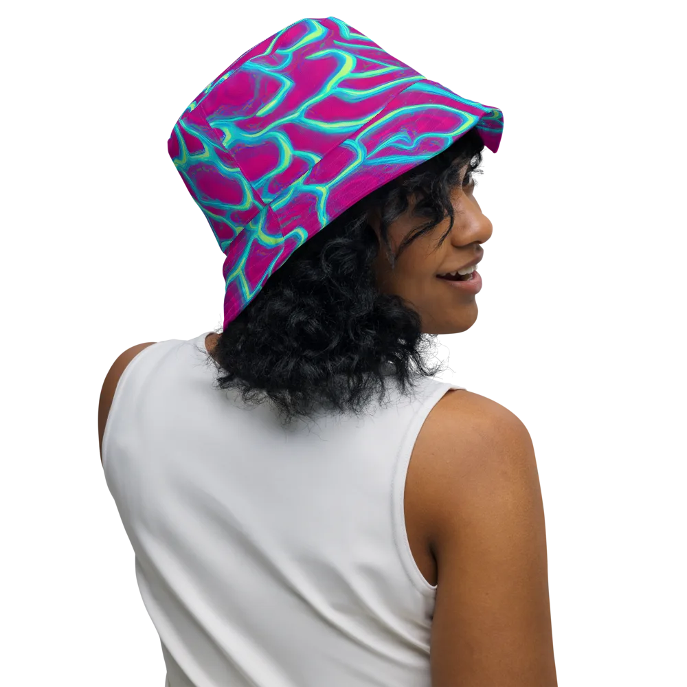 Neon Flux on Reversible Bucket Hat — Right Outside