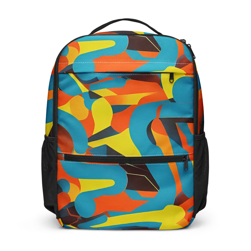 Fragmented Rhapsody on Utility Backpack — Front