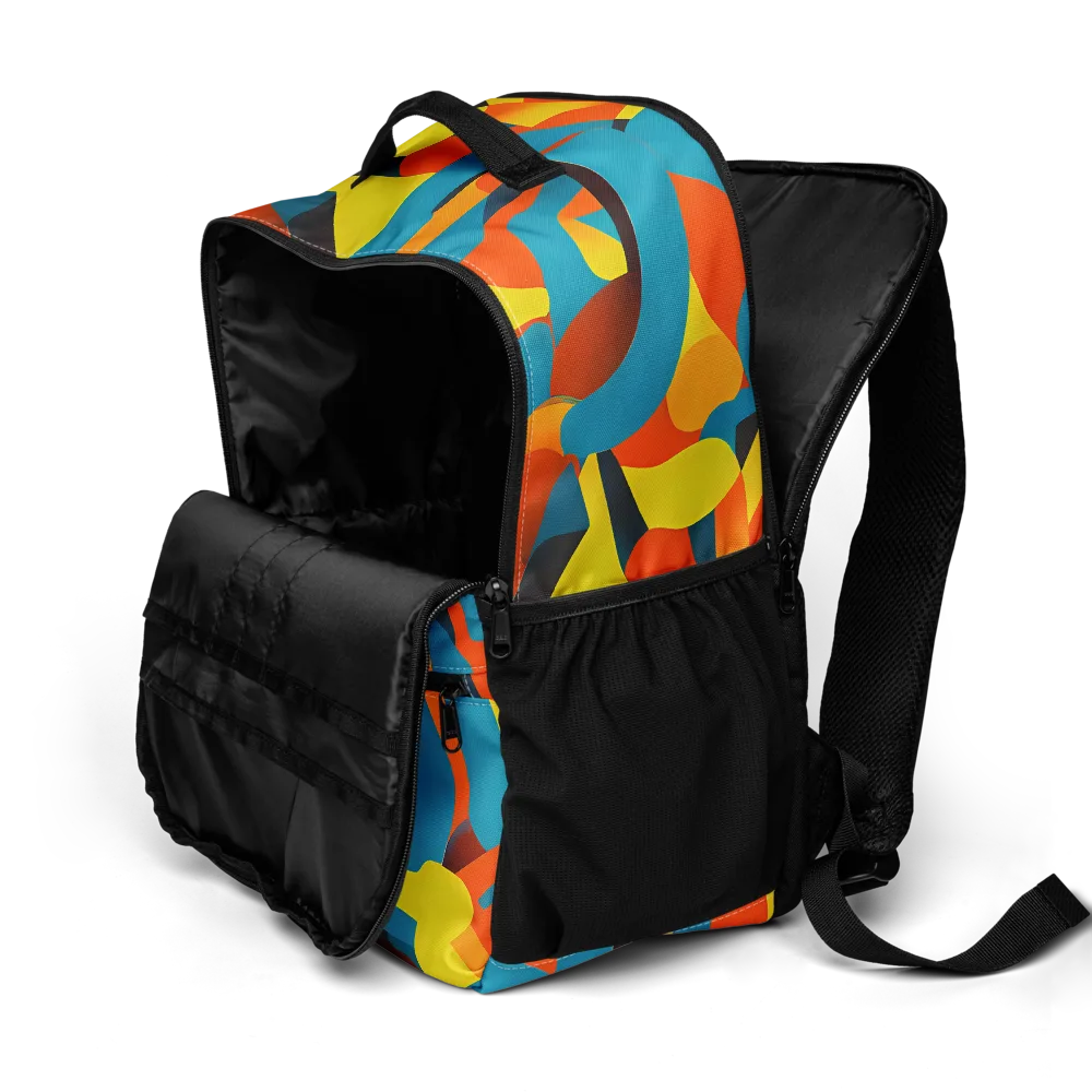 Fragmented Rhapsody on Utility Backpack — Product details 2