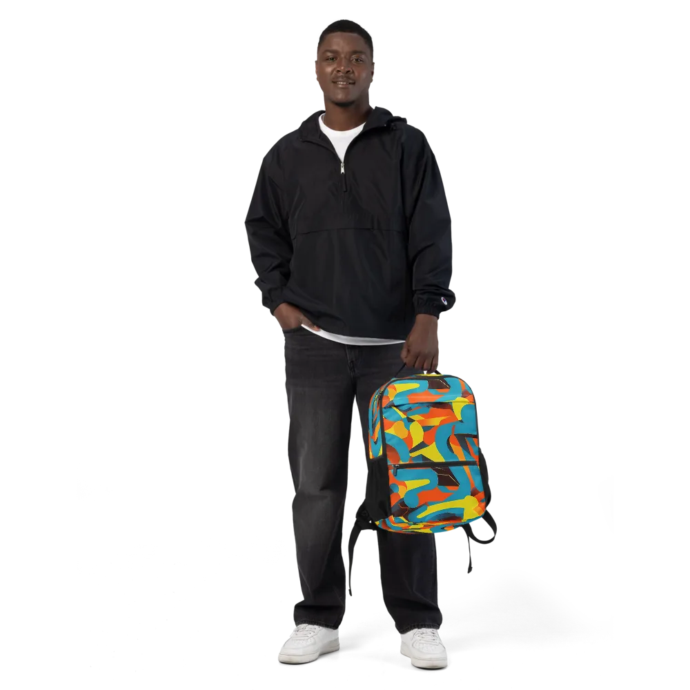 Fragmented Rhapsody on Utility Backpack — Front