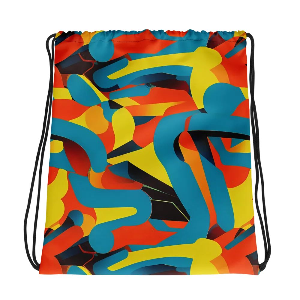 Fragmented Rhapsody on Drawstring Bag — Photo