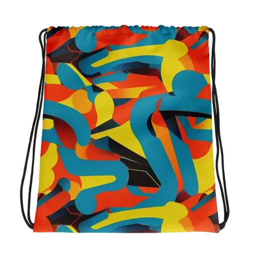 Fragmented Rhapsody on a Drawstring Bag