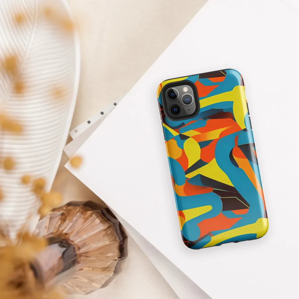 Fragmented Rhapsody on Tough Case for iPhone® — Front