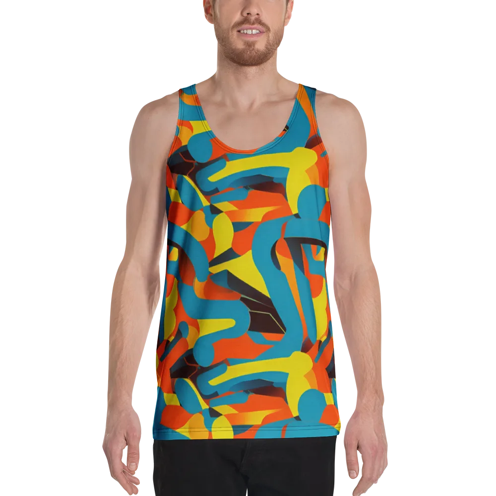 Fragmented Rhapsody on Men's Tank Top — Front