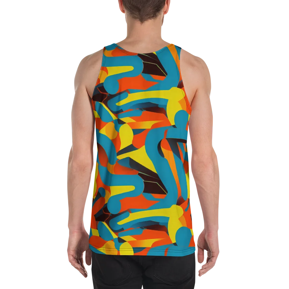 Fragmented Rhapsody on Men's Tank Top — Back