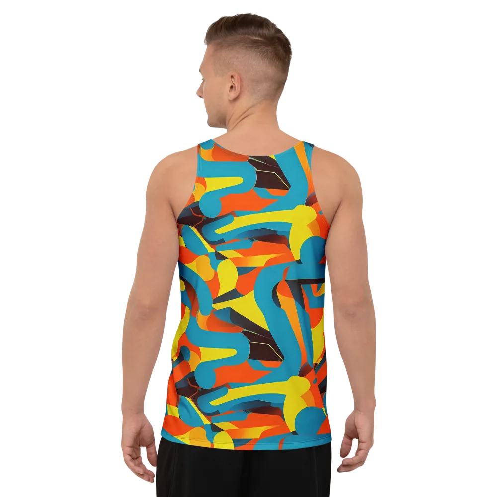 Fragmented Rhapsody on Men's Tank Top — Back