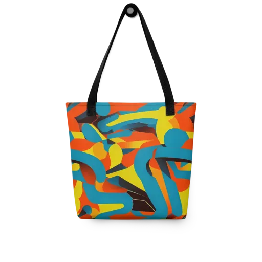Fragmented Rhapsody on a Tote Bag