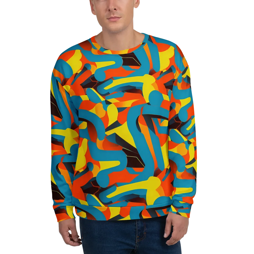 Fragmented Rhapsody on Sweatshirt — Front