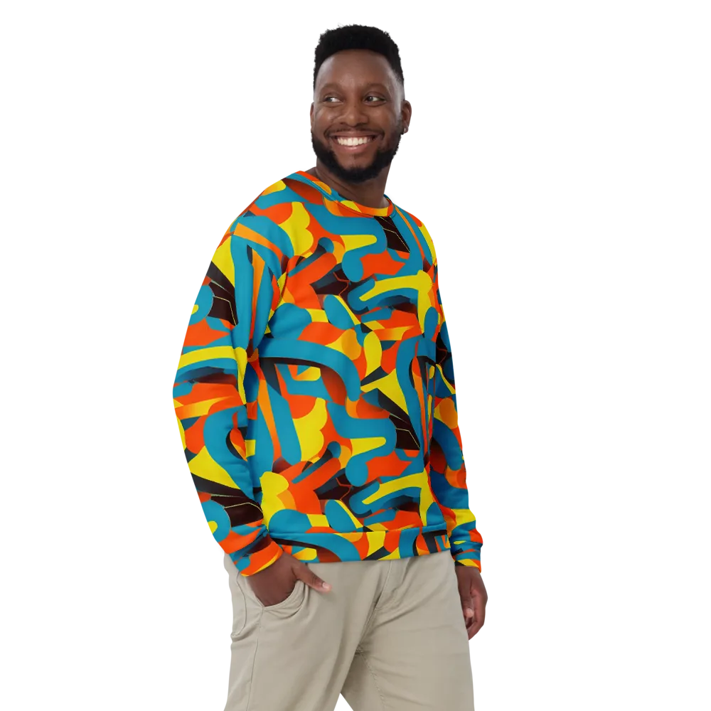 Fragmented Rhapsody on Sweatshirt — Front
