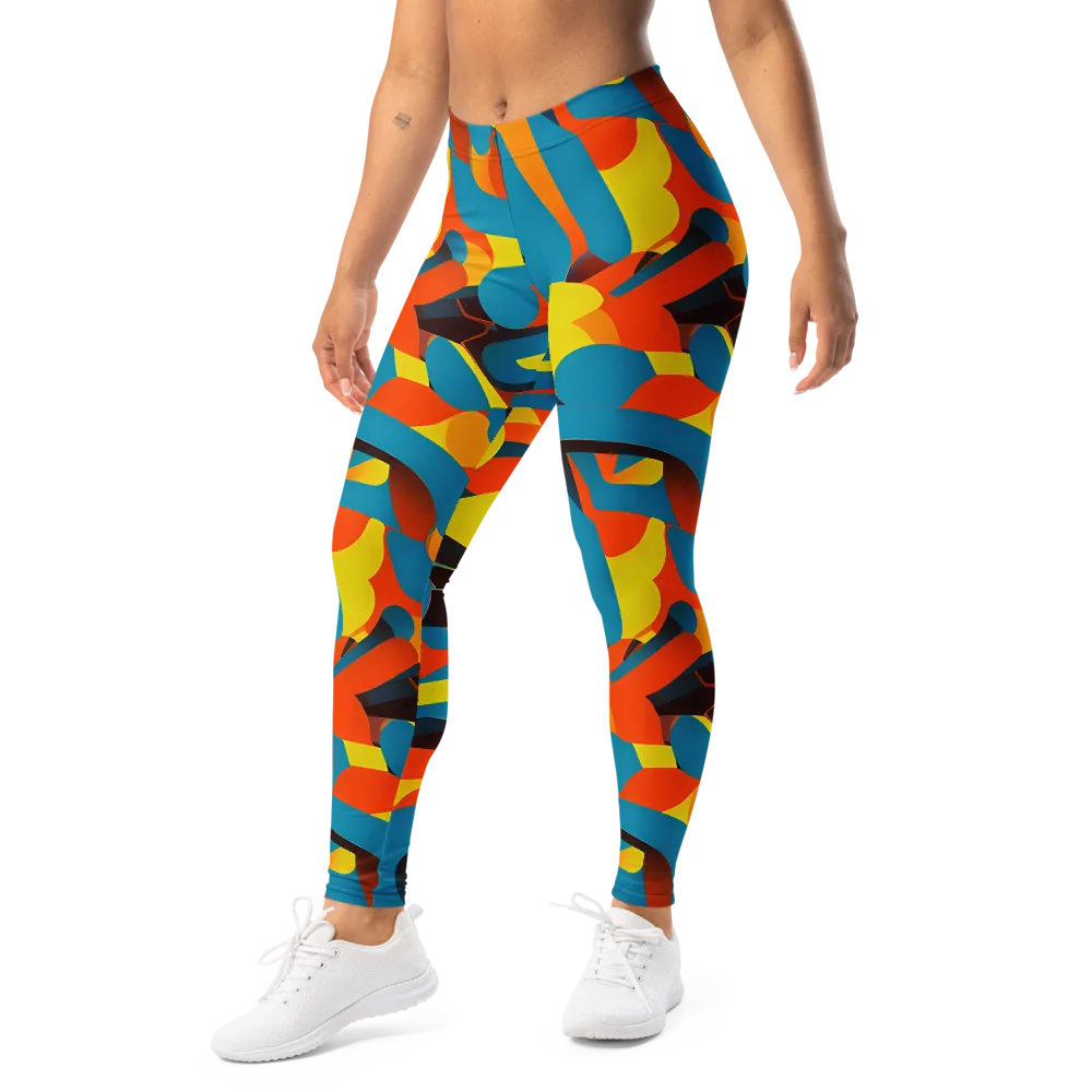 Fragmented Rhapsody on Leggings — Left Front