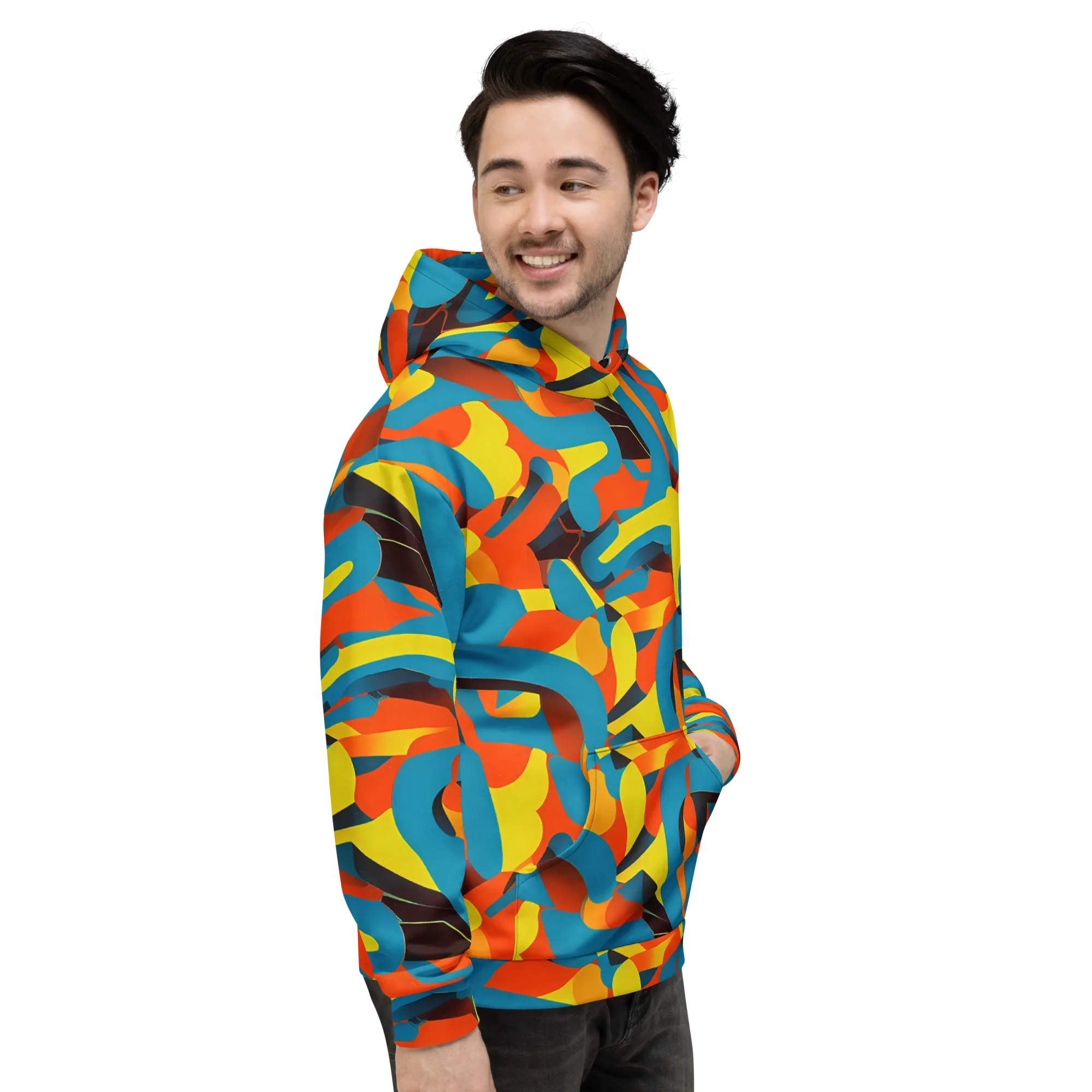 Fragmented Rhapsody on Hoodie — Right