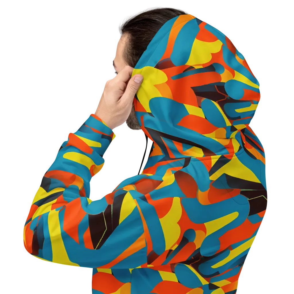 Fragmented Rhapsody on Hoodie — Back