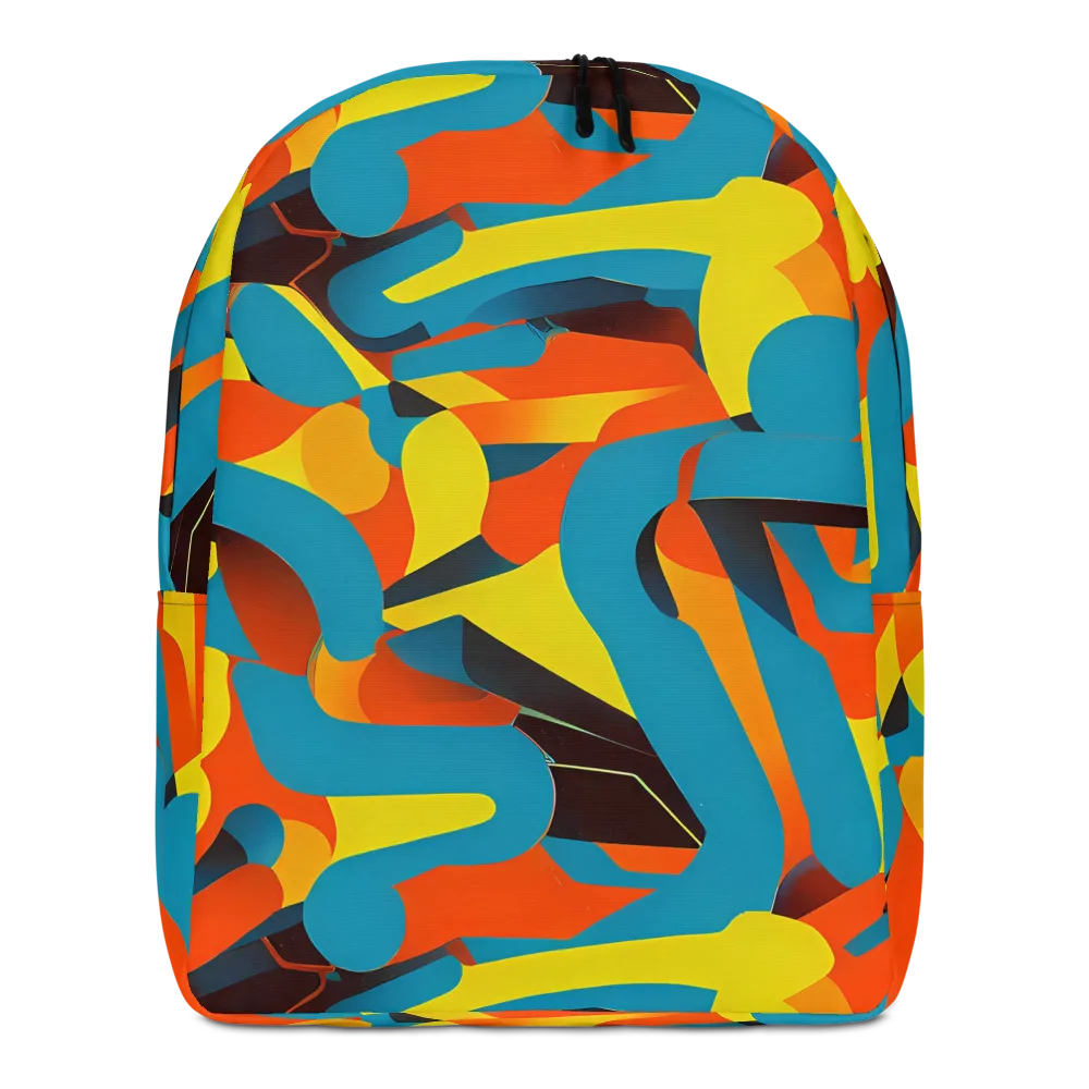 Fragmented Rhapsody on Minimalist Backpack — Front