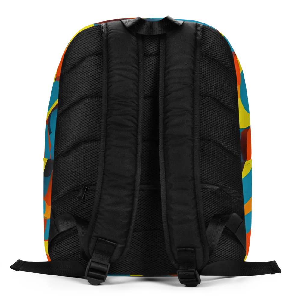 Fragmented Rhapsody on Minimalist Backpack — Back