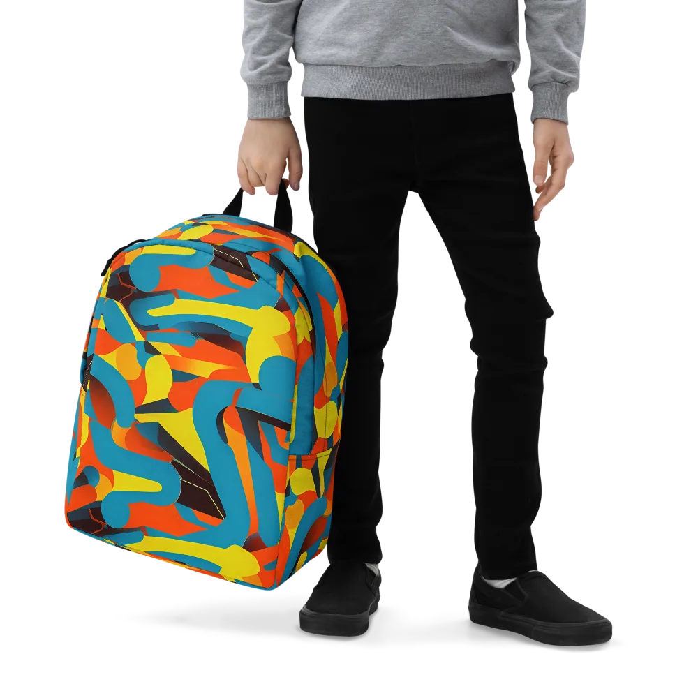 Fragmented Rhapsody on Minimalist Backpack — Zoomed-in