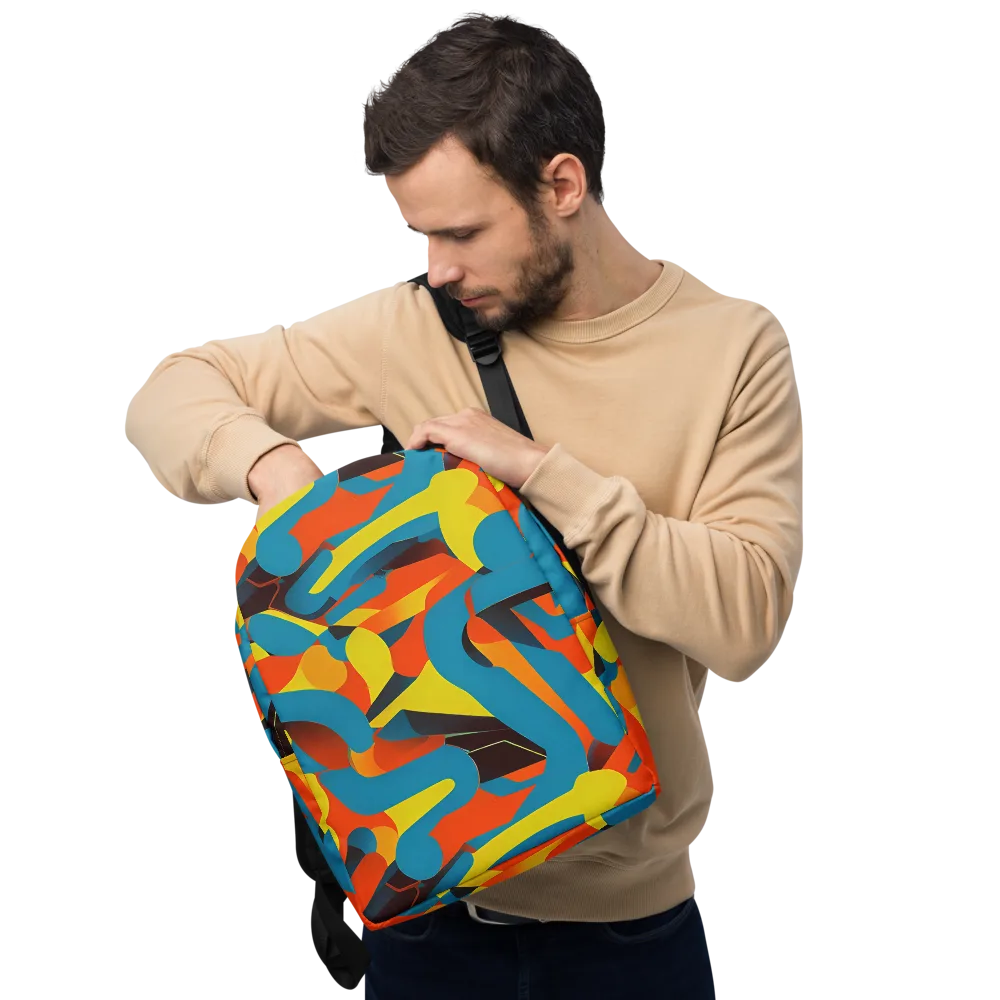 Fragmented Rhapsody on Minimalist Backpack — Front