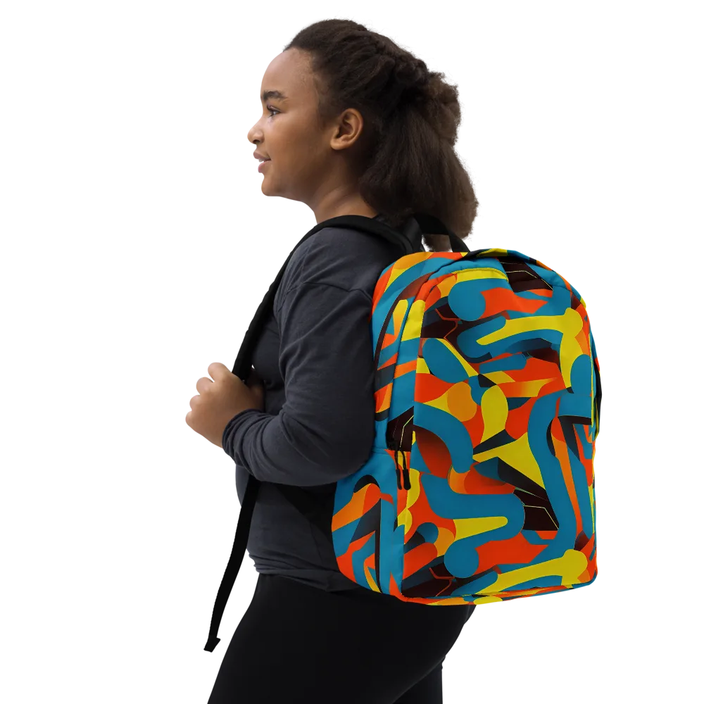 Fragmented Rhapsody on Minimalist Backpack — Right Front