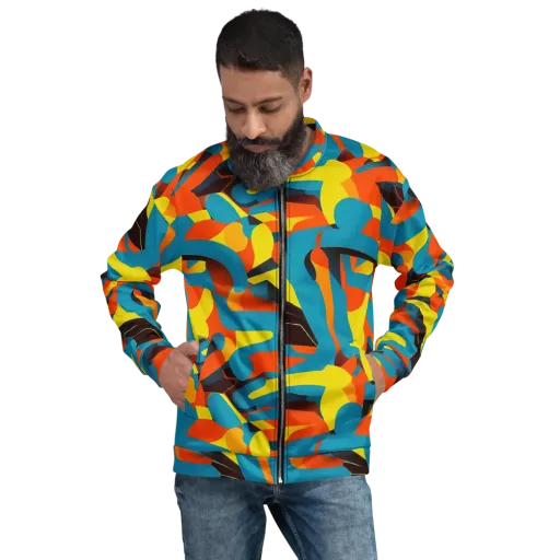 Fragmented Rhapsody on a Bomber Jacket