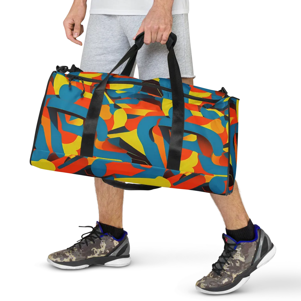 Fragmented Rhapsody on Duffle Bag — Front