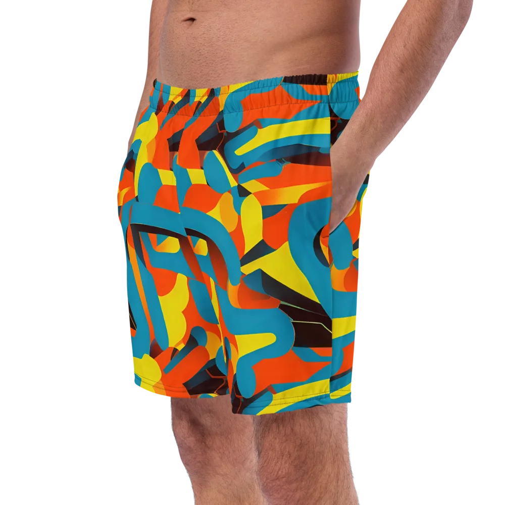 Fragmented Rhapsody on Swim Trunks — Left Front