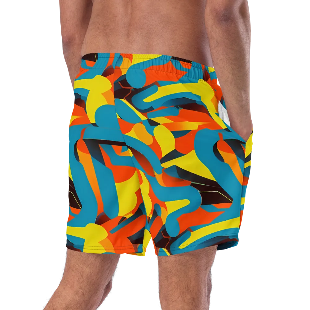 Fragmented Rhapsody on Swim Trunks — Right Back