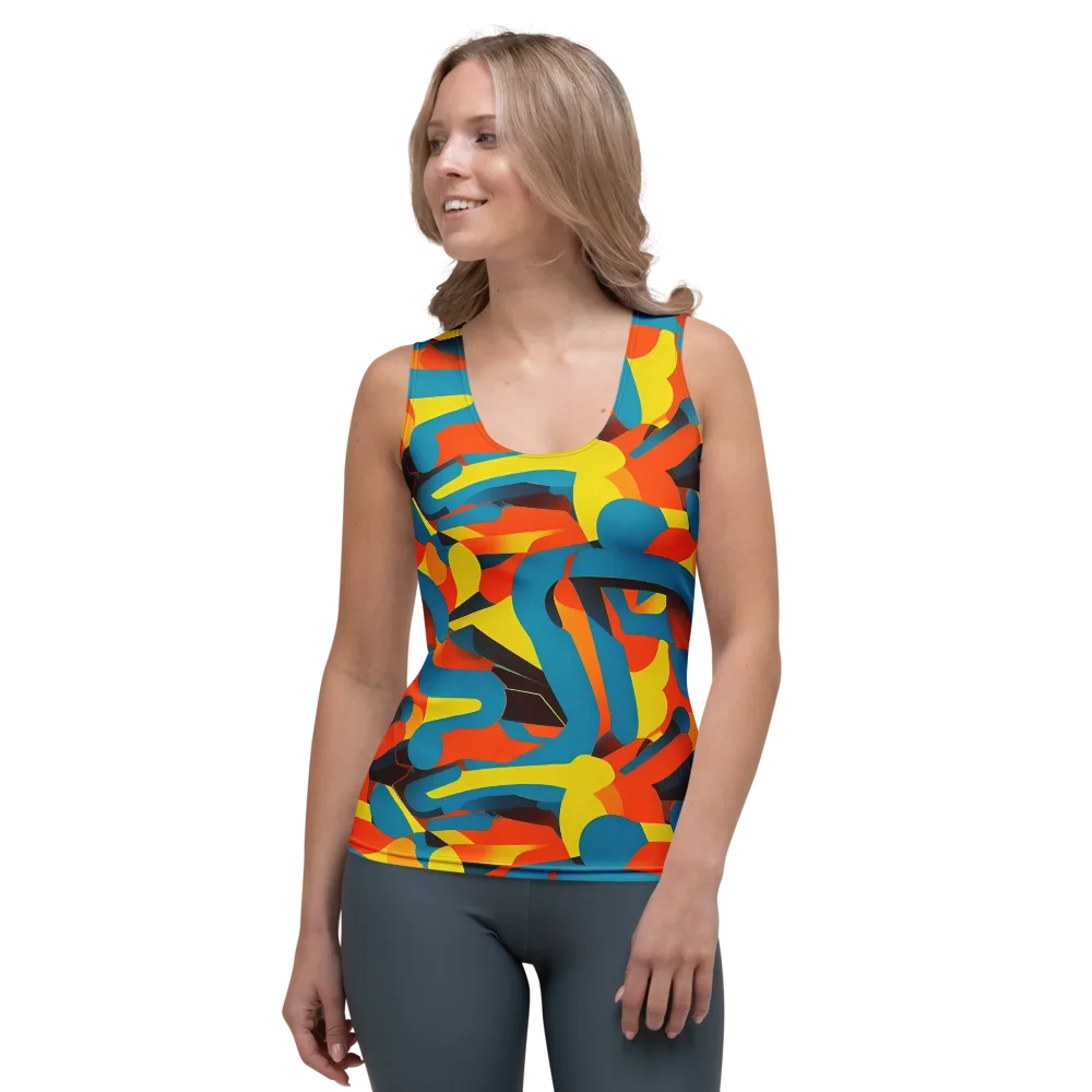 Fragmented Rhapsody on Women's Tank Top — Front