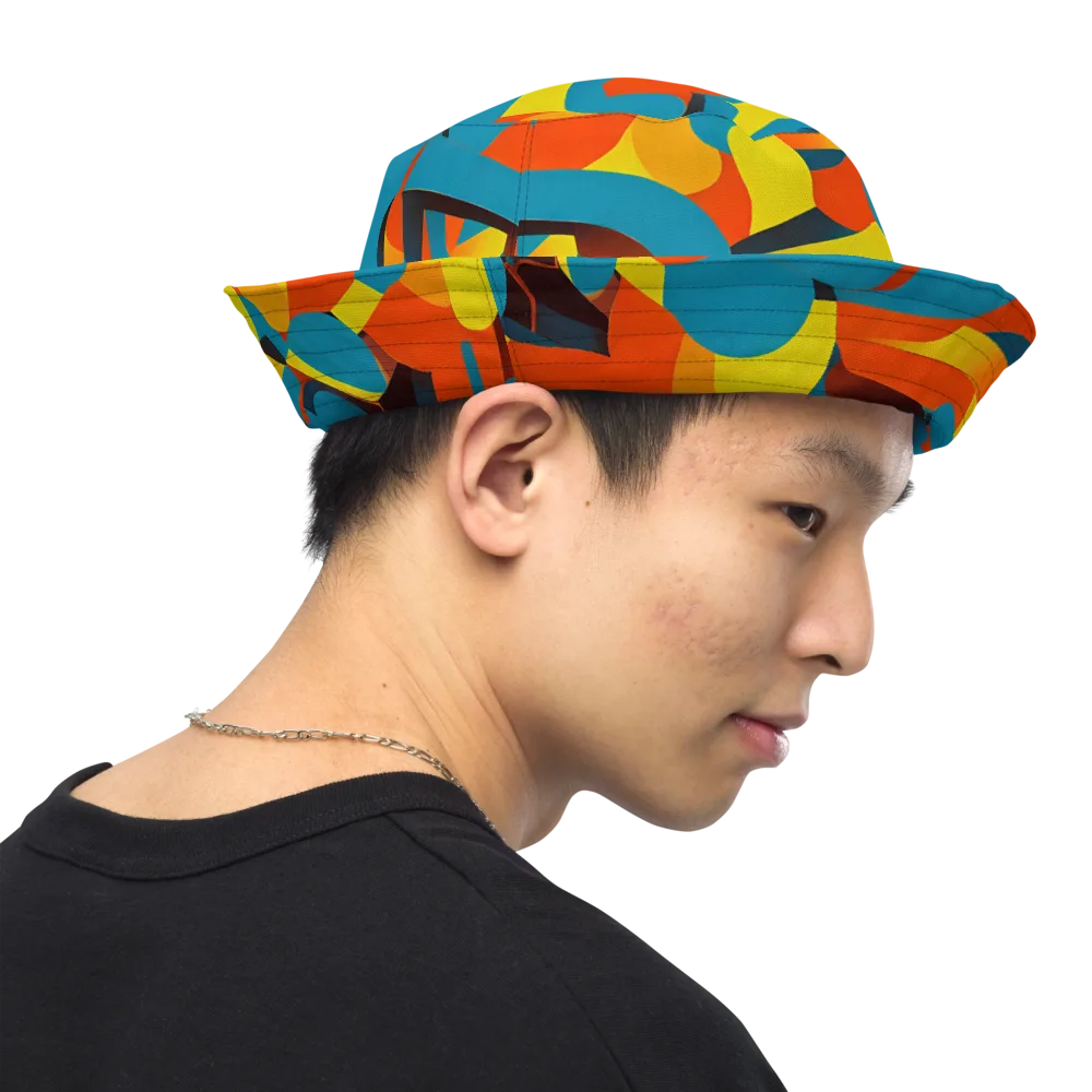 Fragmented Rhapsody on Reversible Bucket Hat — Right Outside