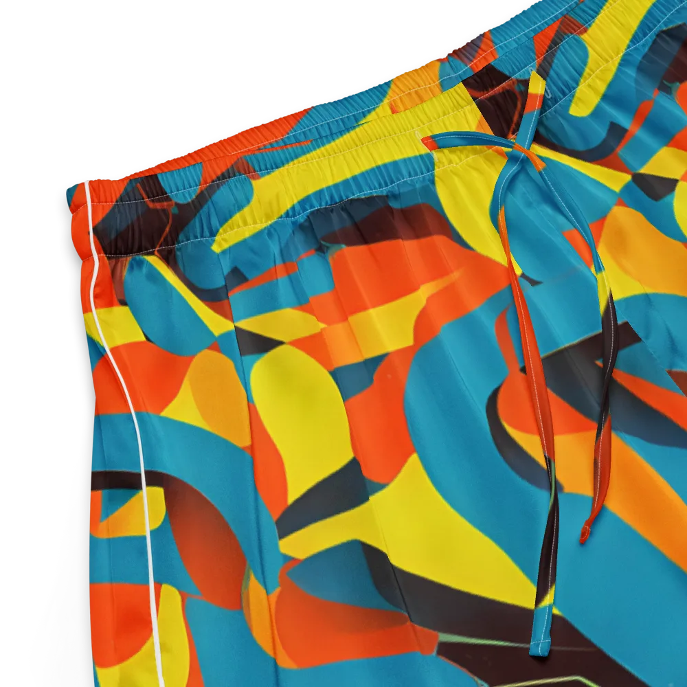 Fragmented Rhapsody on Women's Pajama Shorts — Product details