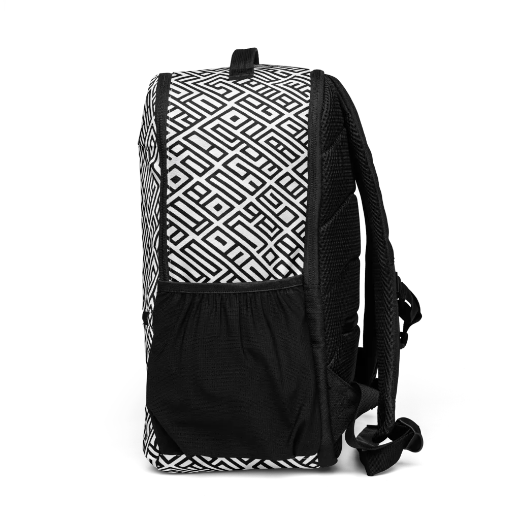 Fashionable, Psychedelic Deep Space, Howard Butterworth, Francois Bocion on Utility Backpack — Left