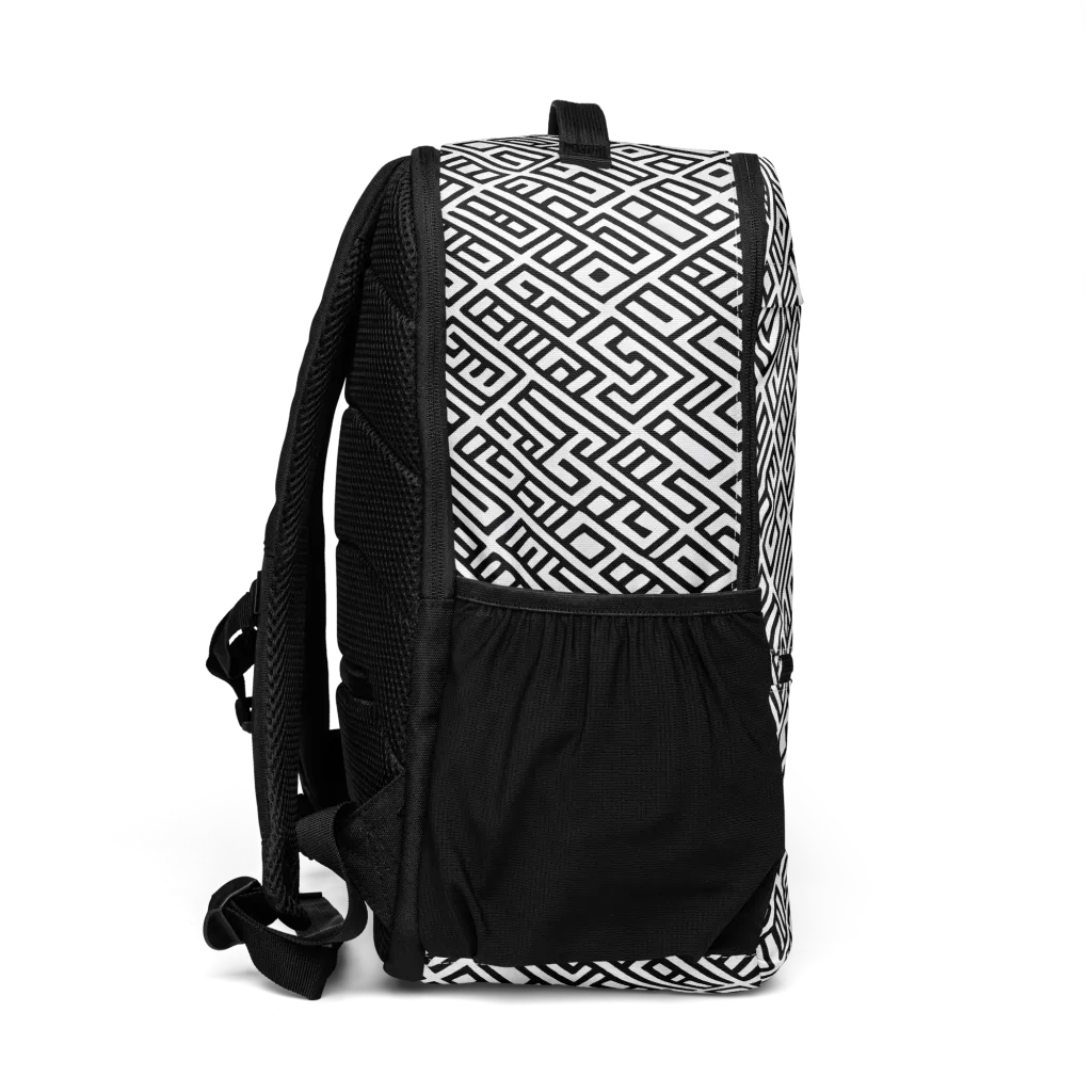 Fashionable, Psychedelic Deep Space, Howard Butterworth, Francois Bocion on Utility Backpack — Right