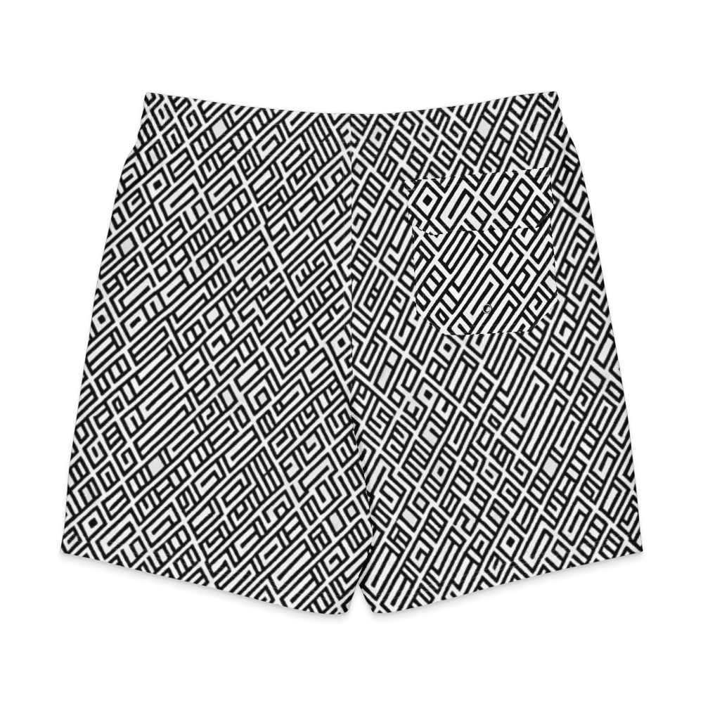 Fashionable, Psychedelic Deep Space, Howard Butterworth, Francois Bocion on Men's Board Shorts — Back