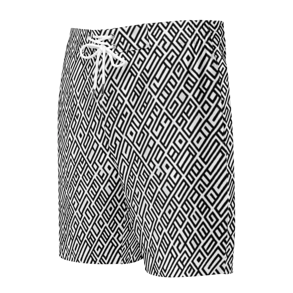 Fashionable, Psychedelic Deep Space, Howard Butterworth, Francois Bocion on Men's Board Shorts — Front
