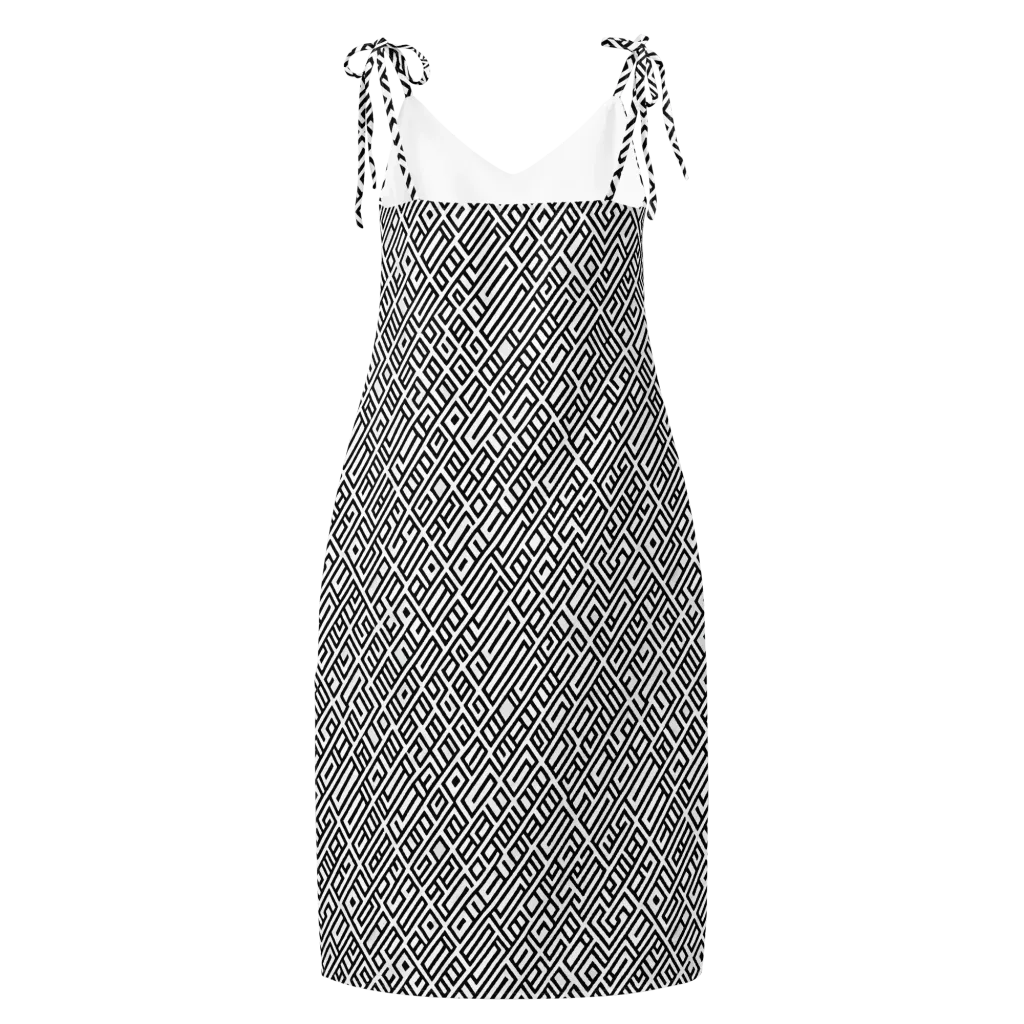Fashionable, Psychedelic Deep Space, Howard Butterworth, Francois Bocion on Slip Dress — Back