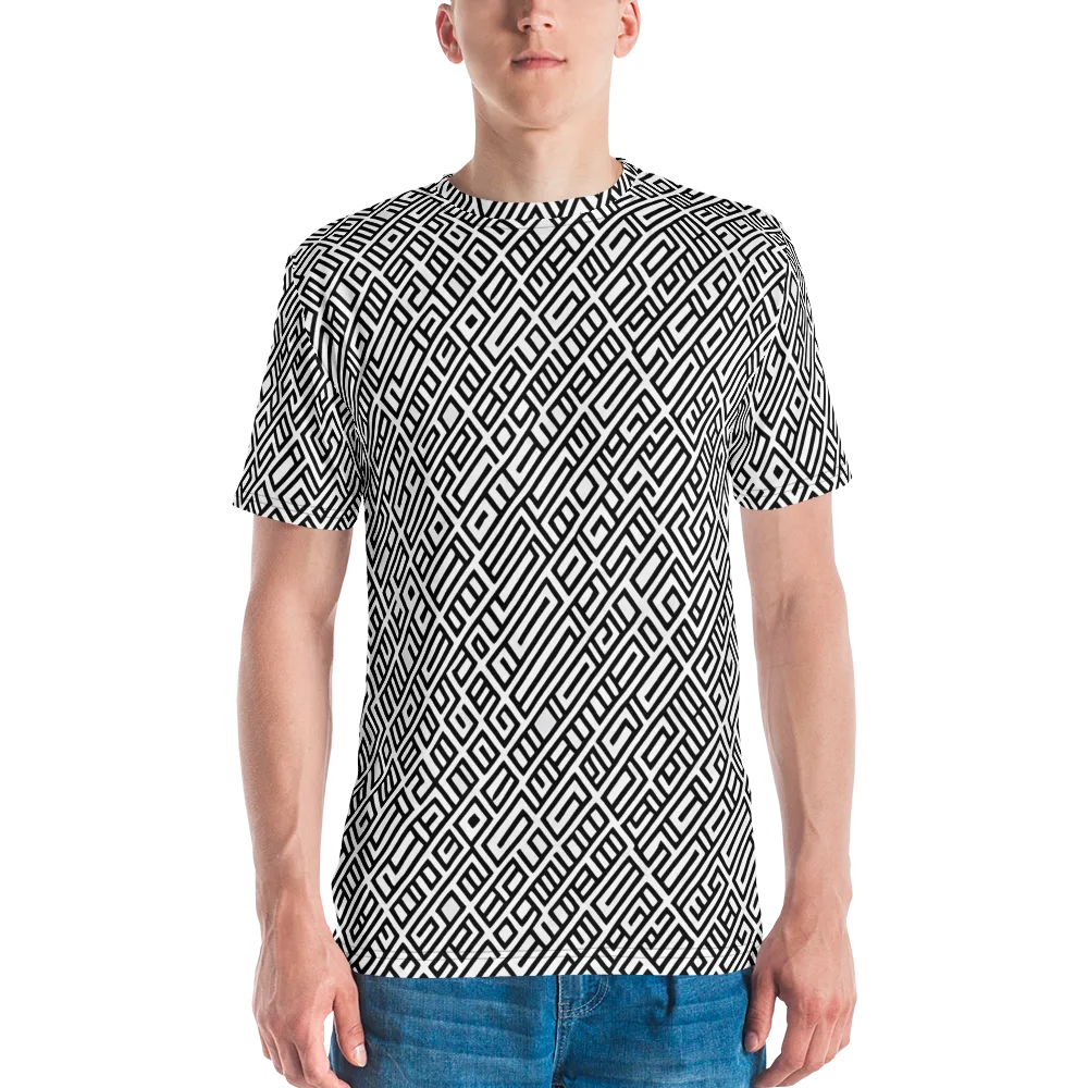 Fashionable, Psychedelic Deep Space, Howard Butterworth, Francois Bocion on Men's Crew Neck T-Shirt — Front