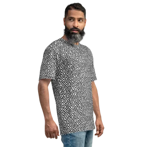 Fashionable, Psychedelic Deep Space, Howard Butterworth, Francois Bocion on a Men's Crew Neck T-Shirt