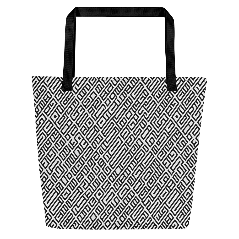 Fashionable, Psychedelic Deep Space, Howard Butterworth, Francois Bocion on Large Tote Bag W/ Pocket — Front
