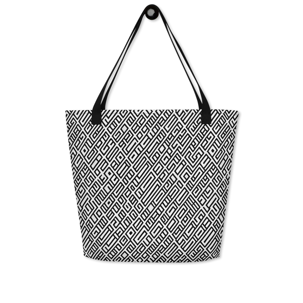 Fashionable, Psychedelic Deep Space, Howard Butterworth, Francois Bocion on Large Tote Bag W/ Pocket — Front