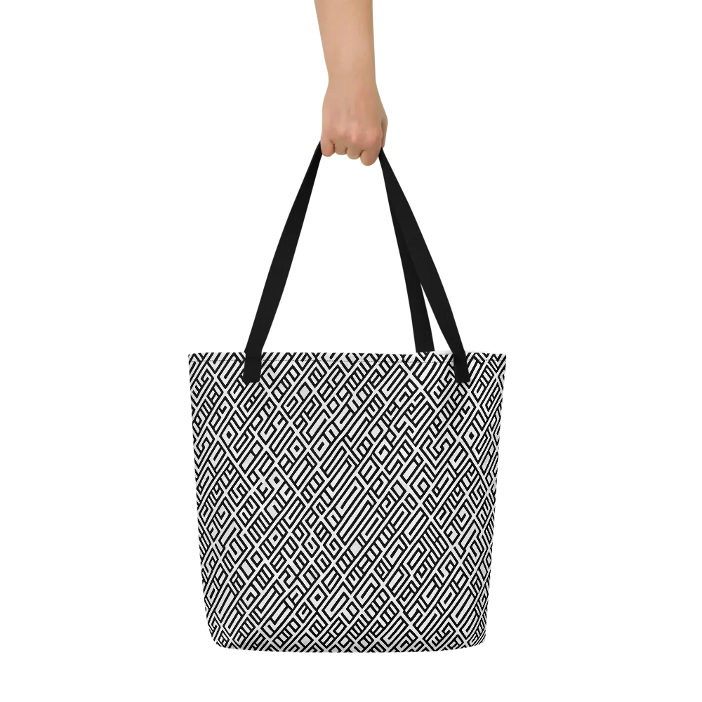 Fashionable, Psychedelic Deep Space, Howard Butterworth, Francois Bocion on Large Tote Bag W/ Pocket — Front