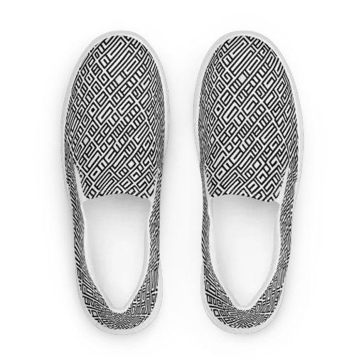 Fashionable, Psychedelic Deep Space, Howard Butterworth, Francois Bocion on a Women's Slip-On Canvas Shoes