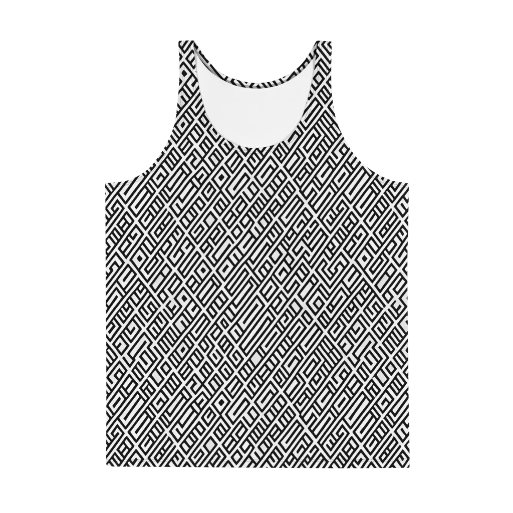 Fashionable, Psychedelic Deep Space, Howard Butterworth, Francois Bocion on Men's Tank Top — Front
