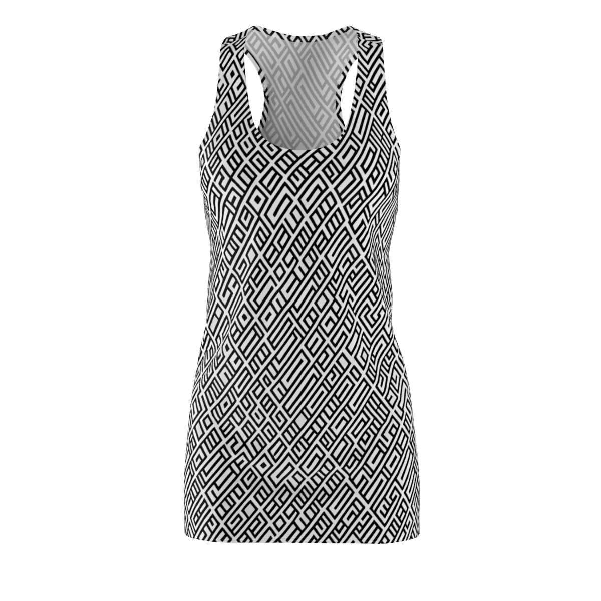 Fashionable, Psychedelic Deep Space, Howard Butterworth, Francois Bocion on Racerback Dress — Front