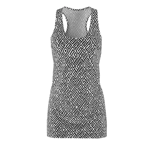 Fashionable, Psychedelic Deep Space, Howard Butterworth, Francois Bocion on a Racerback Dress