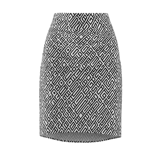 Fashionable, Psychedelic Deep Space, Howard Butterworth, Francois Bocion on a Pencil Skirt
