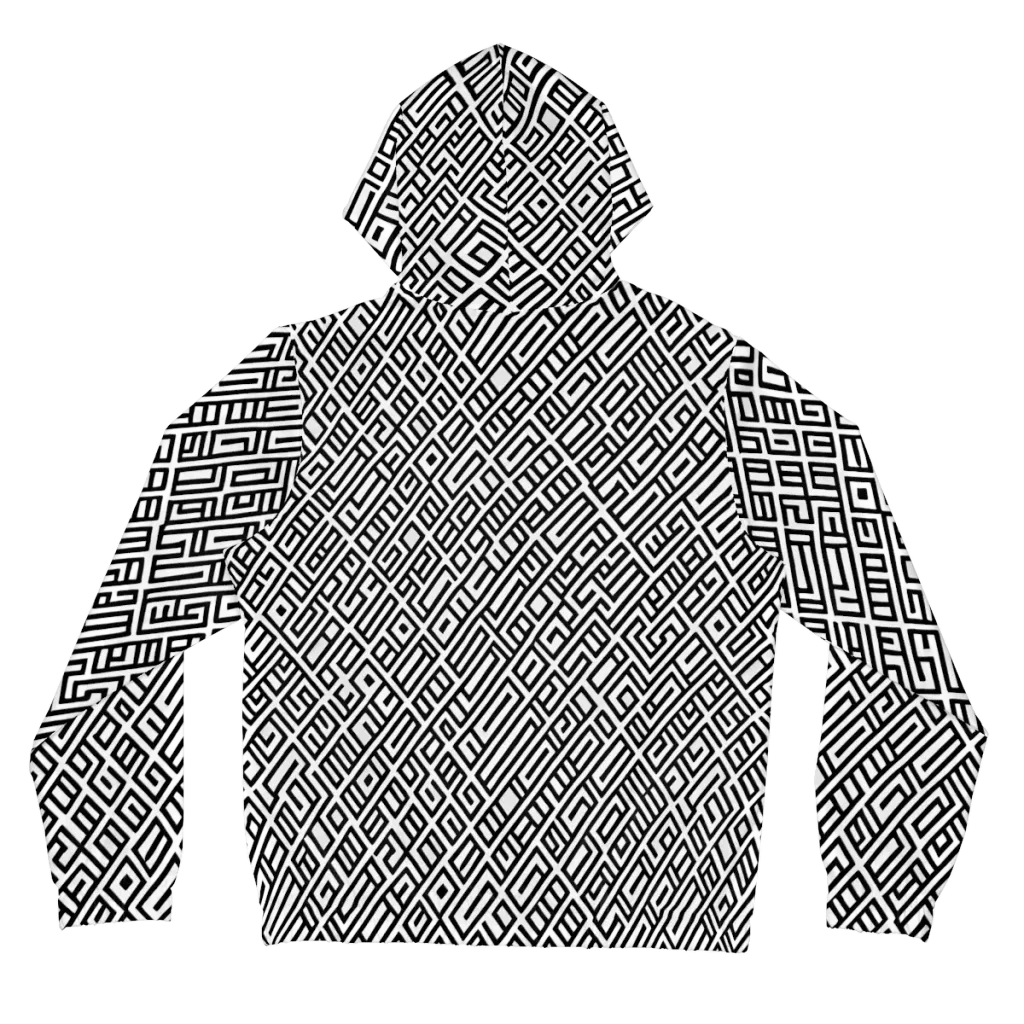 Fashionable, Psychedelic Deep Space, Howard Butterworth, Francois Bocion on Women's Full-Zip Hoodie — Back