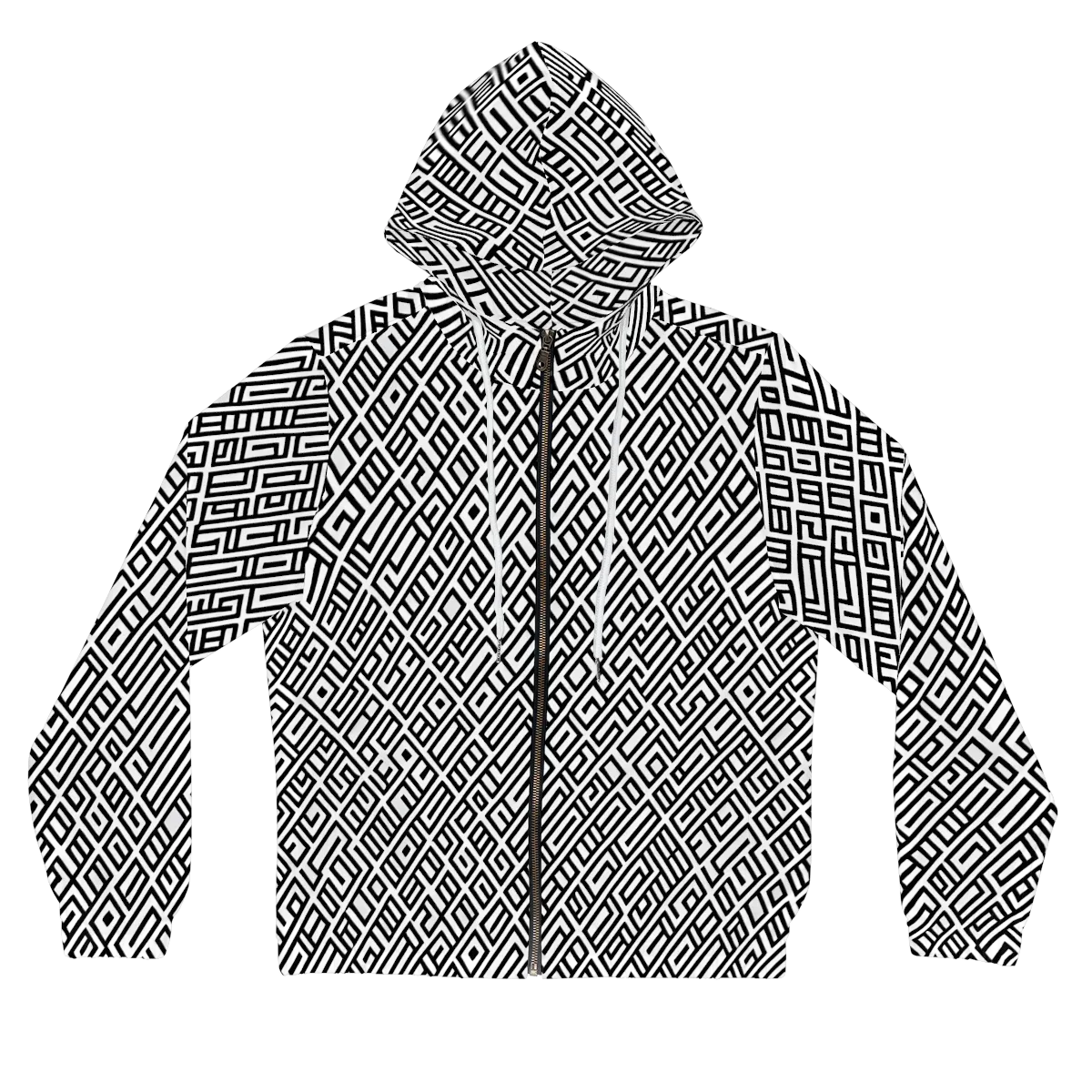 Fashionable, Psychedelic Deep Space, Howard Butterworth, Francois Bocion on Women's Full-Zip Hoodie — Front
