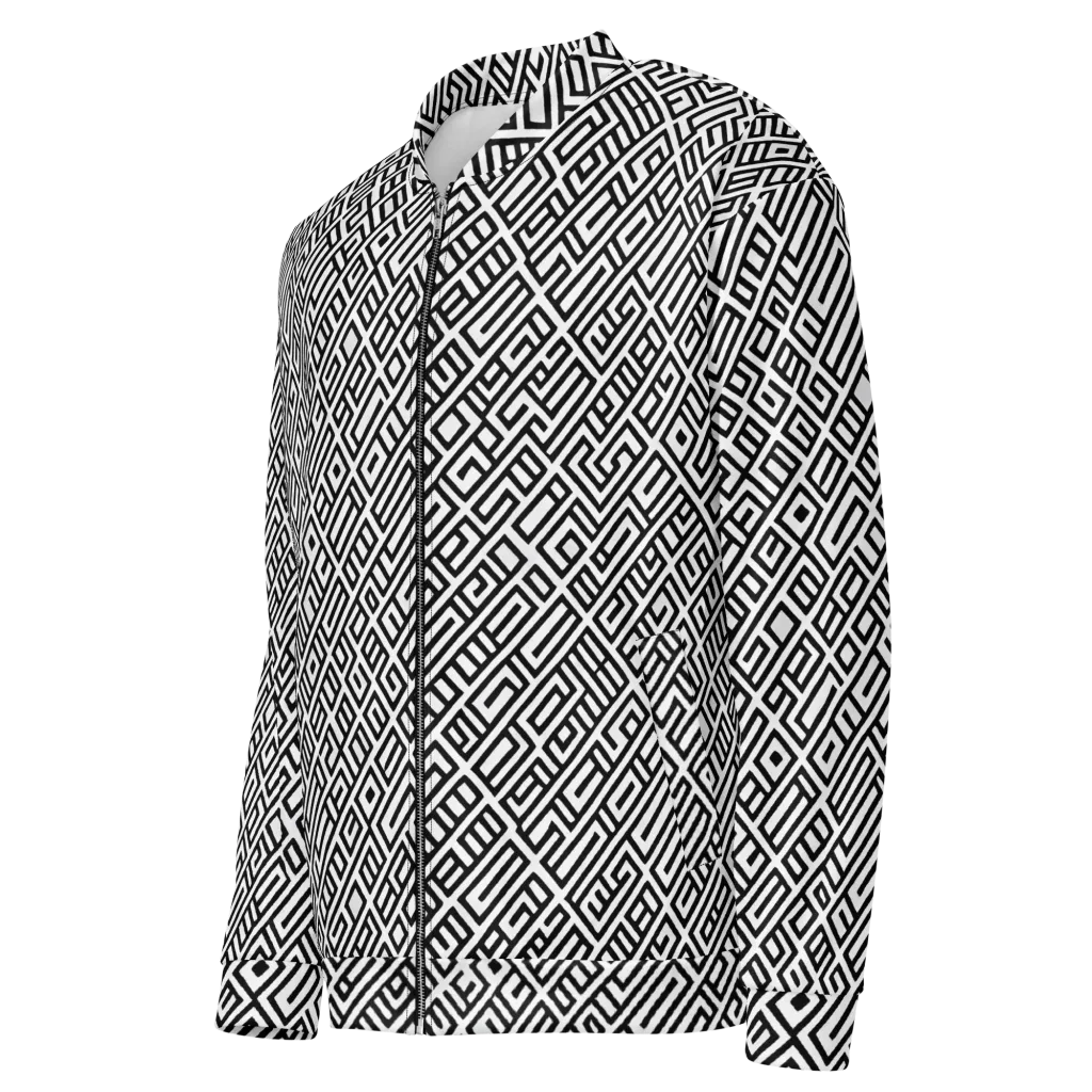 Fashionable, Psychedelic Deep Space, Howard Butterworth, Francois Bocion on Bomber Jacket — Left Front