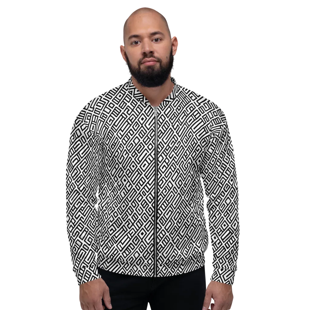 Fashionable, Psychedelic Deep Space, Howard Butterworth, Francois Bocion on Bomber Jacket — Front