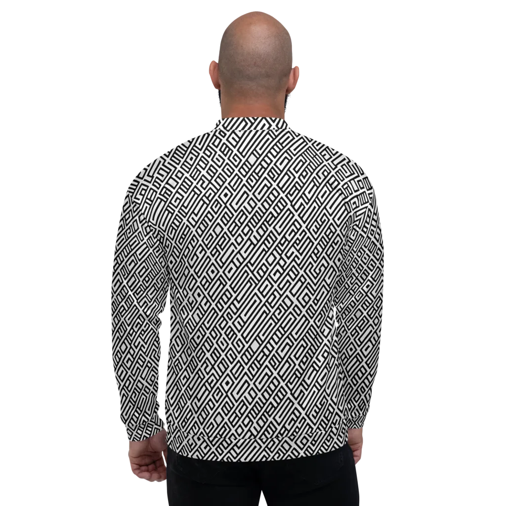 Fashionable, Psychedelic Deep Space, Howard Butterworth, Francois Bocion on Bomber Jacket — Back