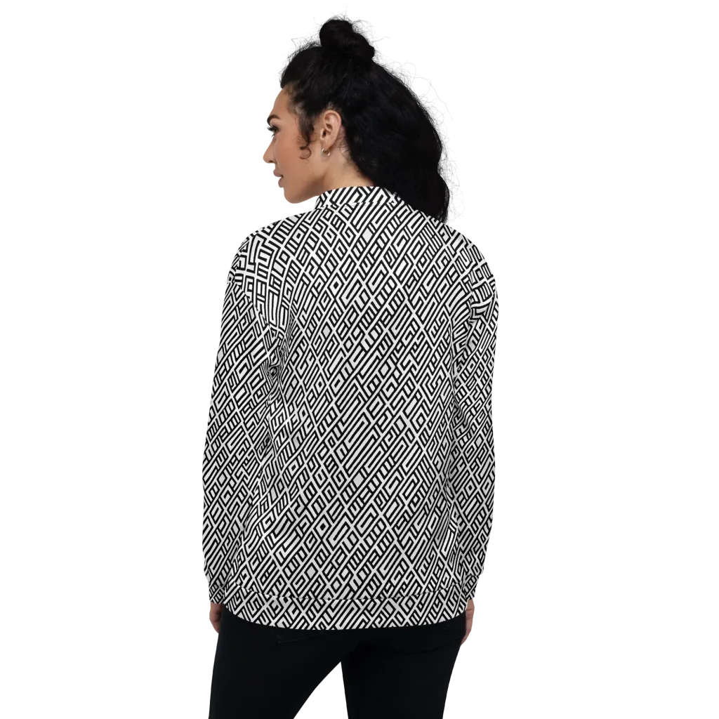 Fashionable, Psychedelic Deep Space, Howard Butterworth, Francois Bocion on Bomber Jacket — Back